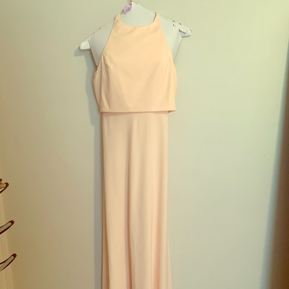 Jill by Jill Stewart Iva Crepe Maxi, in Powder